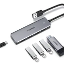 UGREEN USB-A / 4xUSB-A 3.2Gen1 HUB with additional micro USB power port grey