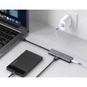 UGREEN USB-A / 4xUSB-A 3.2Gen1 HUB with additional micro USB power port grey