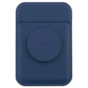 UNIQ Flixa magnetic card wallet with MagSafe navy blue 