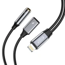 Tech-Protect UltraBoost Lightning - mini jack 3.5mm / Lightning Black