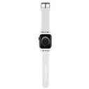 Strap Karl Lagerfeld KLAWLSLKNH Apple Watch 4/5/6/7/SE/8/9/Ultra 44/45/49mm strap 3D Rubber Karl Head white