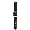 Belt Karl Lagerfeld KLAWMSLCNK Apple Watch 4/5/6/7/SE/8/9/10 40/41/42mm strap 3D Rubber Choupette Heads black