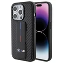 BMW BMHCP15LGSPCCK Apple iPhone 15 Pro hardcase Grip Stand Smooth & Carbon black