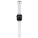 Belt Karl Lagerfeld KLAWLSLCNH Apple Watch 4/5/6/7/SE/8/9/Ultra 44/45/49mm strap 3D Rubber Choupette Head white/White