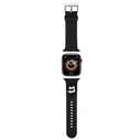 Belt Karl Lagerfeld KLAWLSLCNK Apple Watch 4/5/6/7/SE/8/9/Ultra 44/45/49mm strap 3D Rubber Choupette Head Black