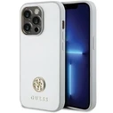 Guess GUHCP15LPS4DGPS iPhone 15 Pro srebrny/silver hardcase Strass Metal Logo