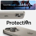 Spigen Optik.TR EZ Fit Camera Protector Apple iPhone 14 Pro / Max / 15 Pro / Max / 16 Pro / Max / 17 Pro / Max Natural Titanium [2 PACK]