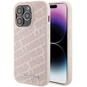 Karl Lagerfeld KLHCP15XPQKPMP Apple iPhone 15 Pro Max hardcase Quilted K Pattern pink