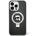Karl Lagerfeld KLHMP15MHMRSKHK Apple iPhone 15 Plus / 14 Plus hardcase Ring Stand Karl Head MagSafe black