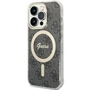 Guess GUHMP15LH4STK Apple iPhone 15 Pro hardcase IML 4G MagSafe black