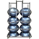 Αποθηκευτικό Rack Amila Διπλό για Balance Ball
