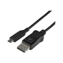 Καλώδιο USB StarTech 1m - USB-C to DisplayPort - 8K 30 Hz - HBR3- Thunderbolt 3 Compatible Black