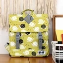 Σχολική Τσάντα 8848 Backpack for CHILDREN With SNAILS PRINT YELLOW