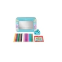 FABER-CASTELL Sparkle Colored Pencils Gift Set, Turquoise Metal Tin, 21-piece