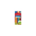 FABER-CASTELL Jumbo Grip Promotionetui 8+1+1 (Jumbo Grip colored pencils promotion set 10-piece)