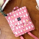 Σχολική Τσάντα 8848 TRAPEZOIDAL Backpack for CHILDREN With WHITE BEARS PRINT