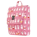 Σχολική Τσάντα 8848 TRAPEZOIDAL Backpack for CHILDREN With WHITE BEARS PRINT