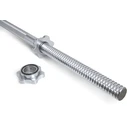 Straight Bar 28 mm - Threaded Collars - 152 cm - 7 kg