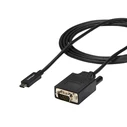 Καλώδιο USB C σε VGA Startech CDP2VGAMM2MB (2 m) Μαύρο