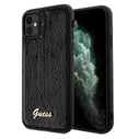 Guess GUHCN61PSFDGSK Apple iPhone XR / 11 hardcase Sequin Script Metal black