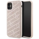 Karl Lagerfeld KLHCN61PQKPMP Apple iPhone XR / 11 hardcase Quilted K Pattern pink