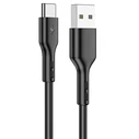 Καλώδιo USB Lamtech Data Type-C 2m Black