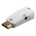 Αντάπτορας HDMI Goobay σε VGA 44793 με 3.5mm, 1080p/60Hz, λευκός