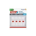 tesa Adjustable Adhesive Nail for Wallpaper & Plaster up to 1 kg, 4 pcs