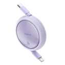 Καλώδιο USB Baseus Free2Pull USB-C to iP 20W 1m (purple)