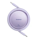 Καλώδιο USB Baseus Free2Pull USB-C to iP 20W 1m (purple)
