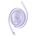 Καλώδιο USB Baseus Free2Pull USB-C to iP 20W 1m (purple)