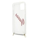 [CR] Guess GUHCP12SCRTVSPI Apple iPhone 12 mini pink hardcase Script Vintage