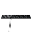 Satechi Slim W3 Wired USB-C Keyboard (space gray)