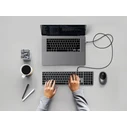 Satechi Slim W3 Wired USB-C Keyboard (space gray)