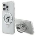 Karl Lagerfeld KLHMP13LHMRSKCH Apple iPhone 13 / 13 Pro hardcase Ring Stand Karl&Choupettte MagSafe white