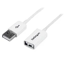 Καλώδιο USB Startech USBEXTPAA1MW Λευκό