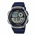 Ανδρικό Ρολόι Casio WORLD TIME ILLUMINATOR - Μαύρο (? 40 mm) (? 43 mm)