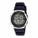 Ανδρικό Ρολόι Casio WORLD TIME ILLUMINATOR - Μαύρο (? 40 mm) (? 43 mm)