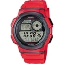 Ανδρικό Ρολόι Casio WORLD TIME ILLUMINATOR Κόκκινο (? 43 mm)