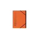 PAGNA Ordnungsmappe 7 Fächer (1-7), Orange