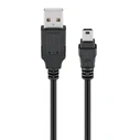 Καλώδιο Usb Goobay Σε Usb Mini 45740 480mbps 1m Μαύρο