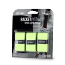 Ταινία Λαβής Ρακετών Amila Overgrip Neon Green 3τμχ