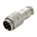 Default DM-133 CB Microphone Male 6 Pin Cable Plug
