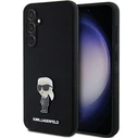 Karl Lagerfeld KLHCS23FEMHKNPK Samsung Galaxy S23 FE Silicone Ikonik Metal Pin black