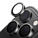 Camera Lens Protector Lensguard Camera Glass for iPhone 16 Pro (Black)