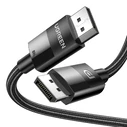 UGREEN 80393 2xDisplayPort 1.4 male-male braided video cable 3m