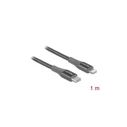 DeLock USB-C to Lightning Cable Grey 1m (Model 86631)