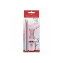 Faber-Castell Set of 2 HB Pencils with Pink Eraser (MPN: 118298)
