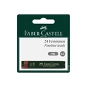 FABER-CASTELL Feinmine Super-Polymer 0.5 mm HB 2x BK - Mechanical pencil leads (0.5 mm, HB, black, 2 tubes x 12 leads)