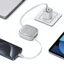 USAMS US-SJ650 3in1 cable MicroUSB / USB-C / Lightning 60W silver